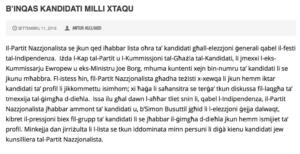 Rapport fil-KullĦadd tal-Ħadd jiżvela li kienu se jkunu approvati numru żgħir ta' kandidati 